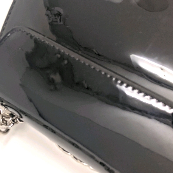 🚨 Sale!🎉HPx2🎉!Louis Vuitton Black Vernis Twist Monogram PM - Picture 5 of 16
